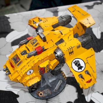 Stormraven Imperial Fists by longjon