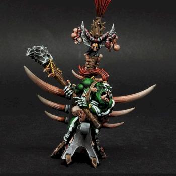 Savage Orc Warboss Carnosaur Rider by BloodyBeast.com
