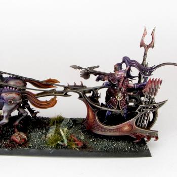 Dark Elves Scourgerunner Chariot by medows