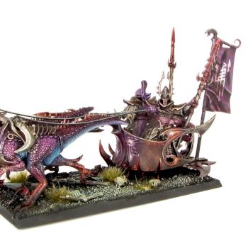 Dark Elves Cold-One Chariot by medows