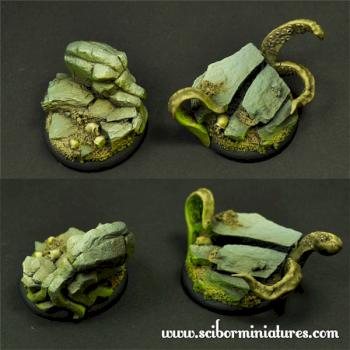 Cthulhu bases 40mm by Scibor