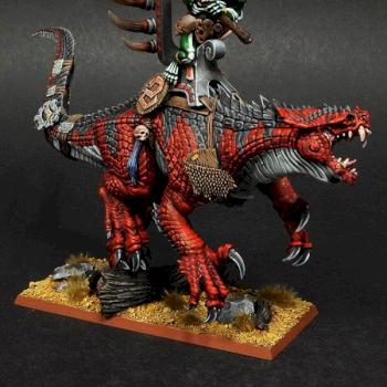 Savage Orc Warboss on Carnosaur by BloodyBeast.com