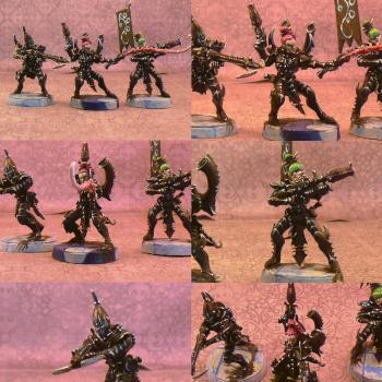 Dark Eldar Kaballites by Flaminsnowman
