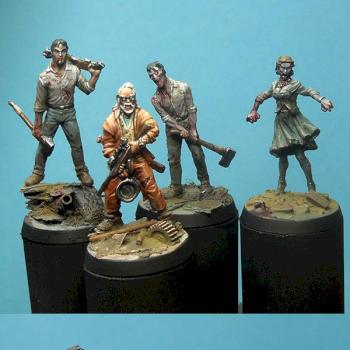 Zombicide Survivors and Zombies by jarhead