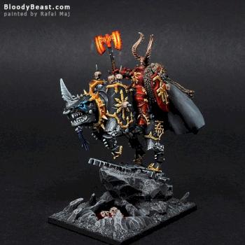 Chaos Khorne Lord on Juggernaut by BloodyBeast.com