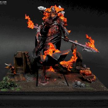 Incarnate Elemental of Fire Scene by BloodyBeast.com