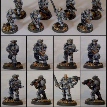Kasrkin Stormtrooper Squad by thezoat