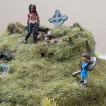 Zombie Killer Children Diorama by battlescenerylady
