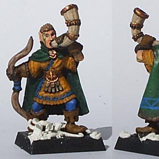 Old Wood Elf Musician by krochaslon