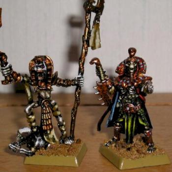Tomb prince & Lich priest by redhatman