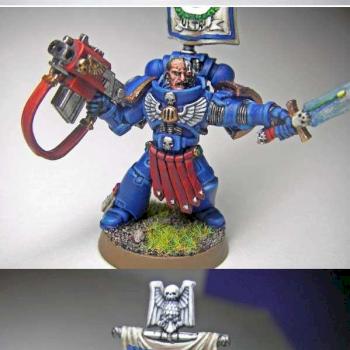 space marine commander by Wootton