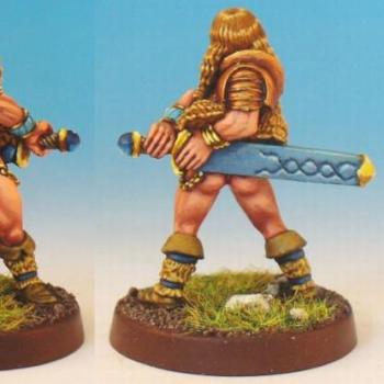 Celtos Swordswoman by Duff