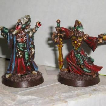 farseer and warlock by redhatman