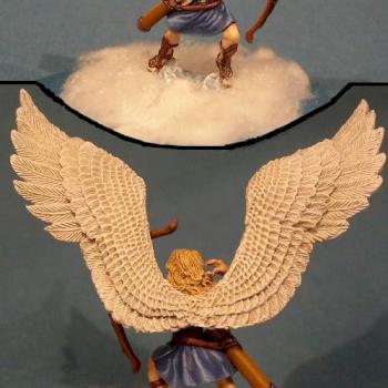 Thigra, Female Angel Archer by DasQuarkbrot