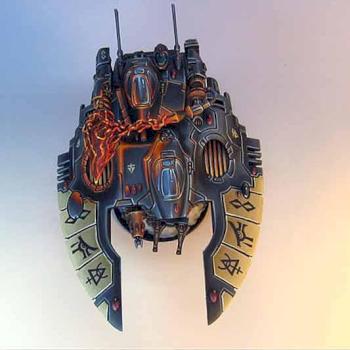 Eldar Ulthwe Fire Prism top view by Wappellious