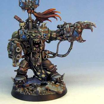 Warhammer 40k ork warboss by Wappellious