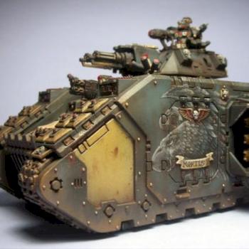 Landraider Crusader (ala Yellow One): Front Views by jinn