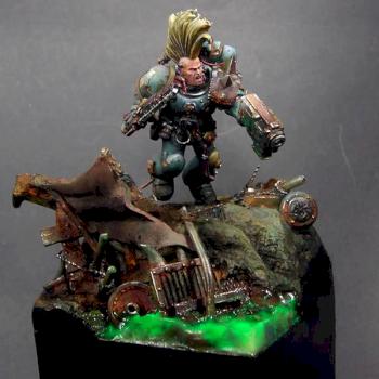 Orc War Veteran Space Marine by jarhead