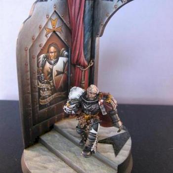 Golden Demon Canada 2008 - Gold - Open category - Black Templar Castellan by Papoulakos