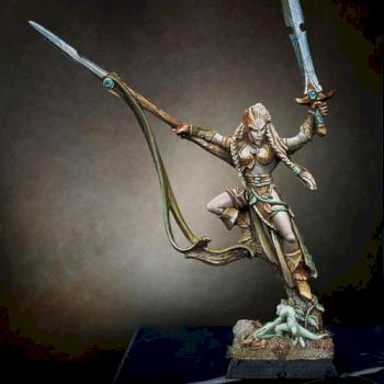 Wood Elf Wardancer Lord by Ana