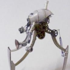 Steampunk tripod  WIP by Mousemuffins