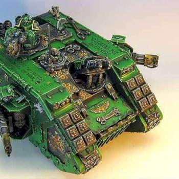 Salamander Land Raider Redeemer top view by Wappellious