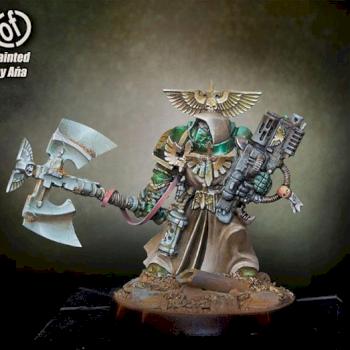 Dark Angels space marine by Ana