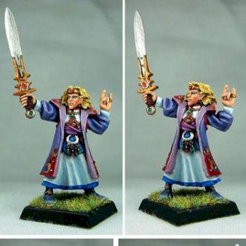 High Elf Wizard Mage by golgfag