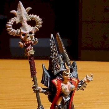 sorcière elfe noir by korgan