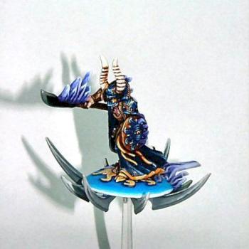 Tzeentch Lord on Disc by flamefist