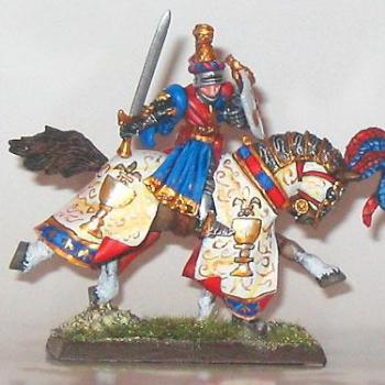 Grail knight by Godefroy