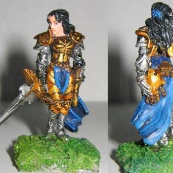 Alaine, Female Paladin by Nightshadow