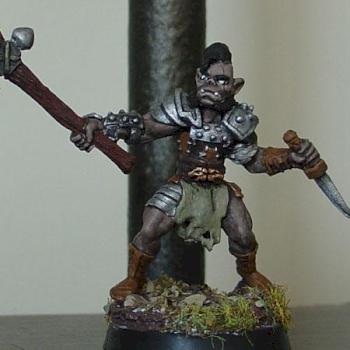 Kang, Half Orc Barbarian by Anastrianna