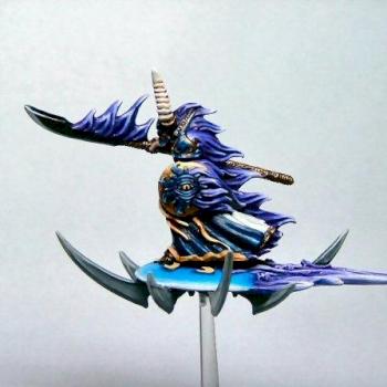 Tzeentch Lord on Disc by flamefist