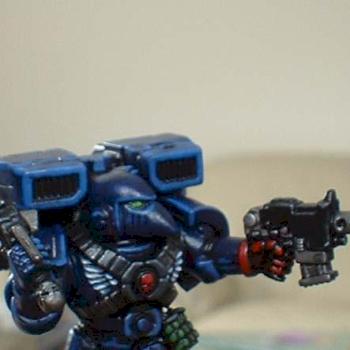 Crimson Fists Assault Marine by jojamie