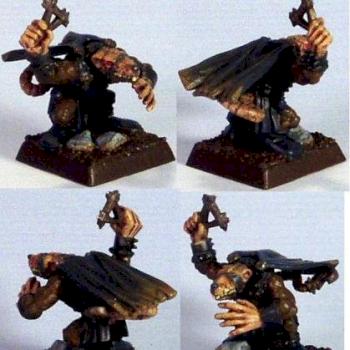 Skaven Night Runner Leader with Throwing Star by DummyPlug
