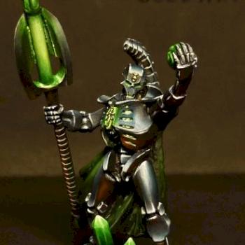 Necron Lord and Resurrection Orb by lordNicon