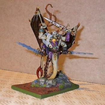 Fulgrim, Slaanesh primarch daemon prince conversion by Hellric