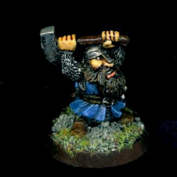 Dwarf with hammer by CaD