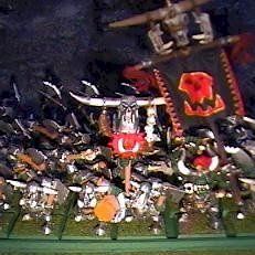 Black Orc Battle Standard Bearer by Luckyjoes