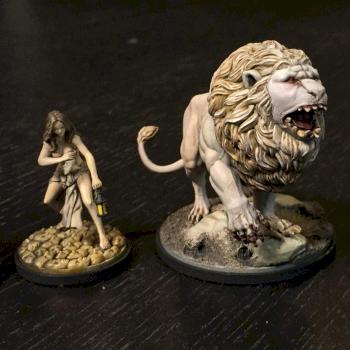 Kingdom Death Survivors & White Lion by wolfewuz
