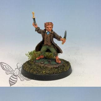 Halfling/Hobbit rogue by The Huntress