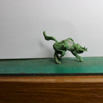Werewolf blood bowl player by diotwir