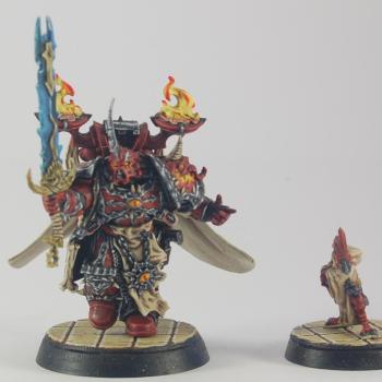 Word Bearers Sorcerer with Force Sword by MaliGn