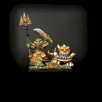 Warhammer Skarsnik, Seigneur de Guerre des Huit Pics et Gobbla . by Hexagone Club