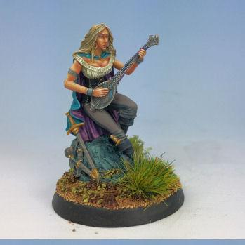 Human Female Bard by miniking