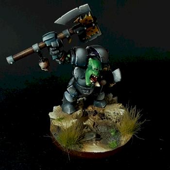 WARHAMMER FANTASY - ORK BOSS by pablito.arte
