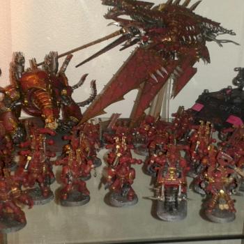 Khorne Berzerkers by Vikkturr