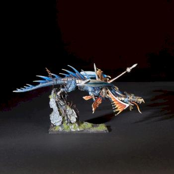 High elf Lord on dragon/Dragonlord by nastin