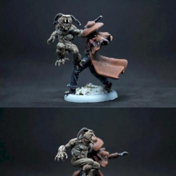 Malifaux 2E - Wendigo by jooshjoosh